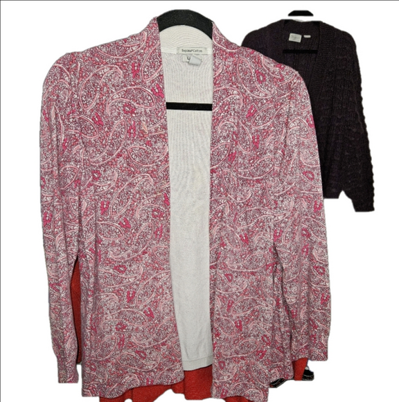 L.L. Bean Sweaters - #285 LLBEAN- Women's Supima Cotton Pastel-colored Cardigan-sz.XL